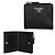 Prada Triangle Logo Saffiano Zipper Card Holder Black - view 8