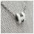 Hermès Collier Mini Pop Hache Palladium Silver Blanc White  - vue 3