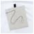 Hermès Collier Mini Pop Hache Palladium Silver Blanc White  - vue 5