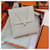 Hermès Collier Mini Pop Hache Palladium Silver Blanc White  - vue 8