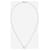 Hermès Collier Mini Pop Hache Palladium Silver Blanc White  - vue 9
