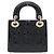 Mini borsa Lady Christian Dior Nero - vista 2