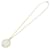 Hermès Collier médaille QUADRIGE GM Hermes Blanc Doré  - vue 2