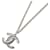 Collana Chanel AB0868 Argento Bianco Blu