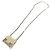 Collana Chanel AB6135 Nero Bianco D'oro - vista 2