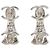 Orecchini a lobo argentati Chanel ABH472 Argento