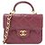 Sac à main Chanel AP2200 en cuir Bordeaux