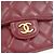 Sac à main Chanel AP2200 en cuir Bordeaux - vue 4