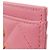 Tarjetero de piel de becerro granulado rosa Chanel AP3524 - vista 4