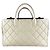 Borsa in pelle Chanel Portobello Nero Bianco sporco - vista 3