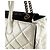 Borsa in pelle Chanel Portobello Nero Bianco sporco - vista 6