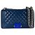 Chanel Boy Schultertasche Marineblau