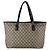 Borsa Tote Marrone Gucci GG Supreme Canvas - vista 3