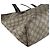 Borsa Tote Marrone Gucci GG Supreme Canvas - vista 9