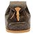 Zaino Louis Vuitton Monogram Montsouris MM Marrone