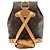 Zaino Louis Vuitton Monogram Montsouris MM Marrone - vista 2