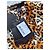 Maje Top corto estampado de leopardo Castaño Negro Blanco - vista 5