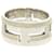 Hermès Hermes Move H #52 Sterling Silver 925 Band Ring Silvery Cream  - view 3