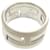 Hermès Hermes Move H #52 Sterling Silver 925 Band Ring Silvery Cream  - view 4