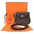 Hermès Marsupio Hermes Neige in taurillon Clemence e mouton Marrone - vista 2