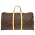 Borsa Louis Vuitton Keepall Bandoulière 55 Monogram Marrone Monogramma - vista 2