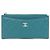 Pochette Chanel in pelle di vitello martellata verde
