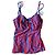 Autre Marque Top de bikini Prima Donna Wild Stripes Roja Azul
