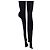 Limi Feu Schwarze gerippte Wolltights mit Cut-Out - Ansicht 3