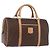 Céline Celine Vintage Macadam Boston in tela e pelle Marrone - vista 3