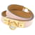Hermès Bracelet Charm Hermes Rivale Double Tour Rose Doré  - vue 1