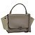 Céline Celine Trapeze in pelle con scamosciato Medium Marrone - vista 3