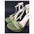 Gianni Marra Sandali con plateau intrecciato verde Beige - vista 5