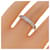 Tiffany & Co Anello Tiffany Half Circle Channel Setting  - vista 5