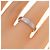 Anel de banda Tiffany & Co. Double Milgrain em platina - vista 5