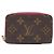 Tarjetero Monogram Multicart Louis Vuitton Castaño Fucsia