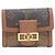 Louis Vuitton Monogram Portefeuille Dauphine Compact Wallet Castaño
