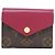 Louis Vuitton Monogram Portefeuille Zoe M62932 Cartera Castaño Fucsia