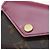 Louis Vuitton Monogram Portefeuille Zoe M62932 Cartera Castaño Fucsia - vista 4