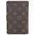 Cartera Louis Vuitton Monogram Porte Papier Zip Castaño - vista 2