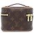 Pochette Louis Vuitton Monogram Nice Nano Marrone - vista 2
