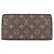 Louis Vuitton Monogram Zippy Wallet Braun