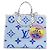 Borsa Louis Vuitton Monogram Giant OnTheGo GM Blu