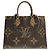 Borsa Louis Vuitton Monogram Giant OnTheGo MM Marrone