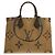 Borsa Louis Vuitton Monogram Giant OnTheGo MM Marrone - vista 2
