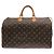 Borsa Boston Louis Vuitton Monogram Speedy 40cm Marrone