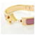 Hermès Pulseira charm Click H PM Hermes Rosa Dourado  - vista 4