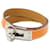 Bracelet Charme Kelly Double Tour Hermès Argenté Orange  - vue 1