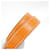 Bracelet Charme Kelly Double Tour Hermès Argenté Orange  - vue 3