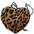Alaïa Le Coeur borsa a cuore stampa leopardata Nero Stampa leopardo