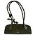 Alaïa Teckel Small Borsa in scamosciato e pelle Goa lucida - Verde Oliva